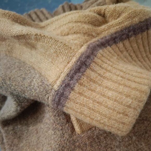 XXL🍂Men's Marlboro classics (MCS) Brown Brandy Wool Blend Sweater Pullover - Picture 7 of 9